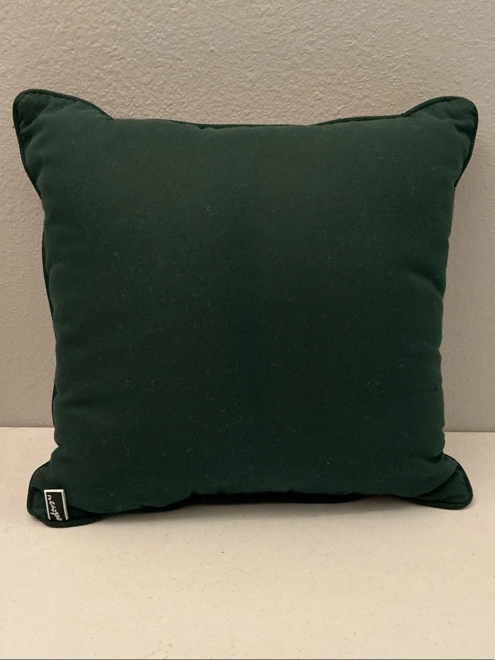 Newport Needlepoint Christmas Tree Pillow in Green, Red & Cream